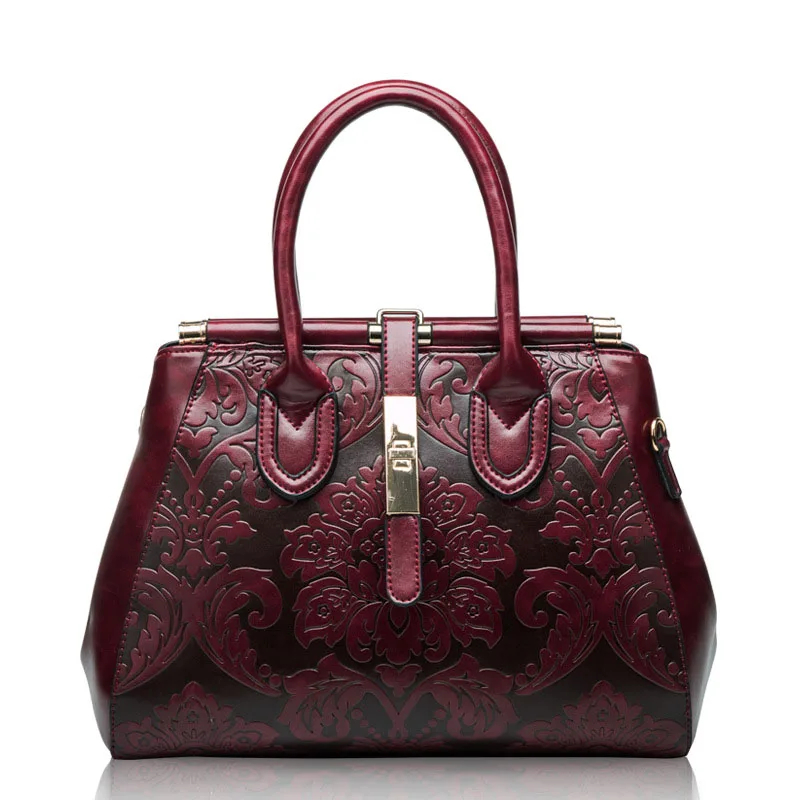 Женская сумка, женские сумки, новинка, сумка из натуральной кожи, дизайнерская, известный бренд, элегантная, винтажная, стильная, с цветами, Bolsa, цена в долларах