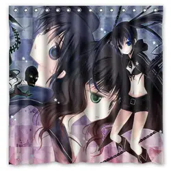 Индивидуальные Водонепроницаемый Ванная комната BLACK ROCK SHOOTER душ Шторы полиэстер ткань ванна Шторы с 12 Крючки 180*180 см