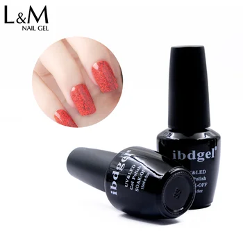 

Fast Shipment ibdgel Brand 24 Pcs Lot Granulated sugar series Gel Nail Polish Set Nice Nail gel UV LED lamp