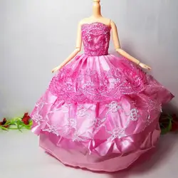 Принцессы Свадебное платье Благородный вечерние платье Одежда для куклы Барби модные Дизайн наряд best подарок для девушки для кукол, YFYF