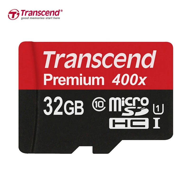 Transcend Memory Card 32GB UHS 1 Class10 400X MicroSDHC Card Read Speed up to 60MB s