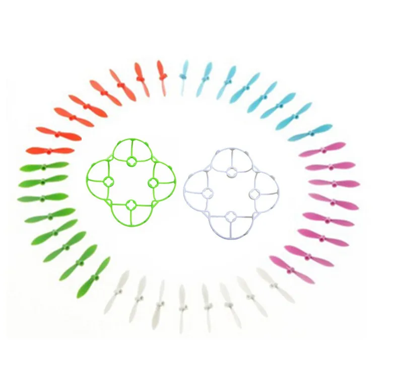 

cheerson CX10 cx-10 CX 10 micro shaft propeller aircraft parts and CX10 white and green guard ring accessories