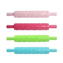 Инструмент для украшения торта, форма для помадки, антипригарные Кухонные гаджеты, 1 шт., разные узоры, узорчатый Роллинг, рельефный валик