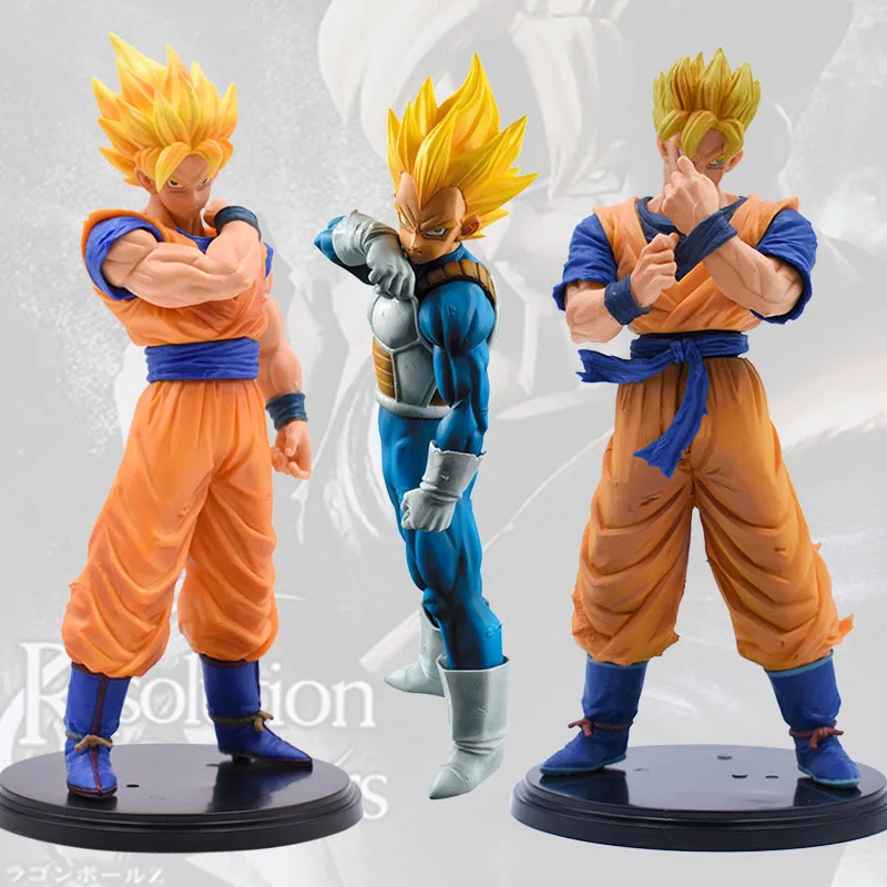 New 3 Set Dragon Ball Z Goku Action Figure PVC Collection Model Toy