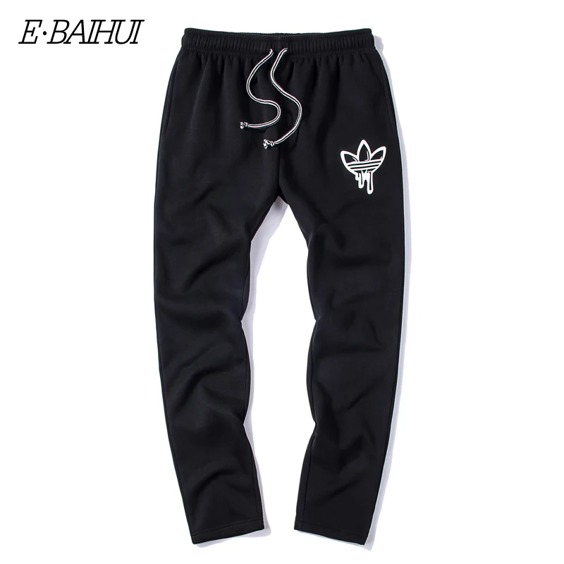 

E-BAIHUI Men Gyms Long pants Mid Cotton Men's Sporting workout Pants casual Fashion sweatpants jogger pant skinny trousers MJ001