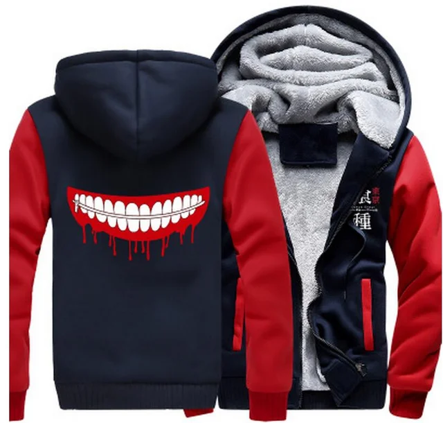 Tokyo Ghoul Ken Kaneki Jacket Sweatshirts Thicken Hoodie