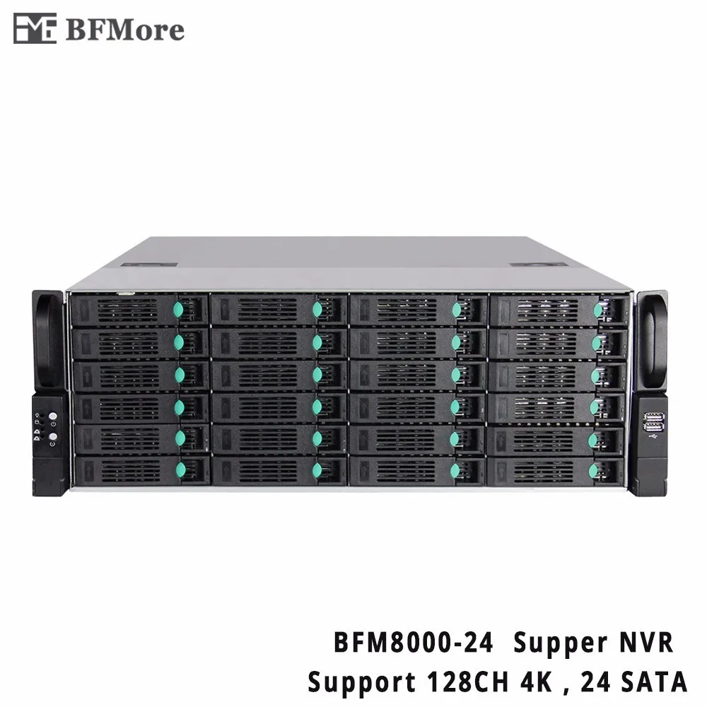 BFMore 128ch 4 K/5. 0MP/4. 0MP/2.0MP NVR DVR видеорегистратор H.265/H.264 24 SATA UHD IP камера видеонаблюдения