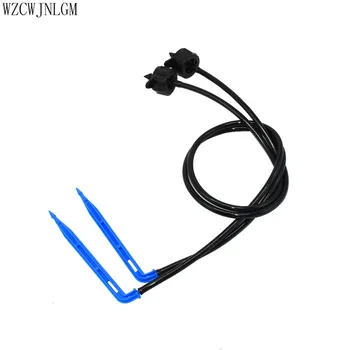 

Garden Irrigation 2L Curved Single Arrow 3/5mm Hose Greenhouse Plant Drip Garden Irrigation Spray System 40Sets