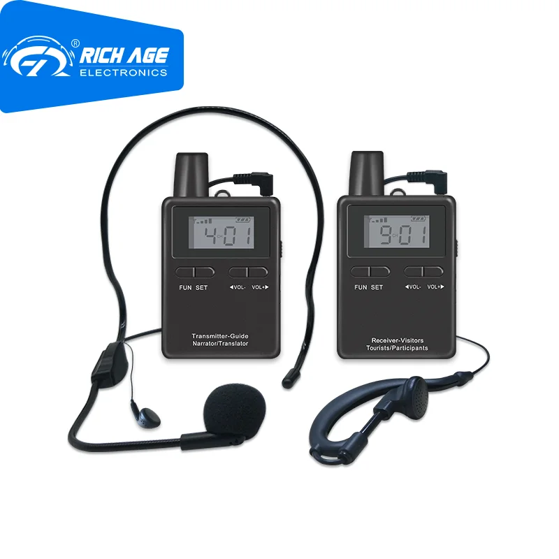 RichiTek Guard Tour System Mic 2 передатчика + 38 приемников для наружных групп с конденсаторным