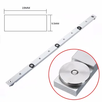 

1pc Aluminium Alloy Miter Bar Universal Slider Table Saw Miter Gauge Rod Woodworking Tool 450mm/18"