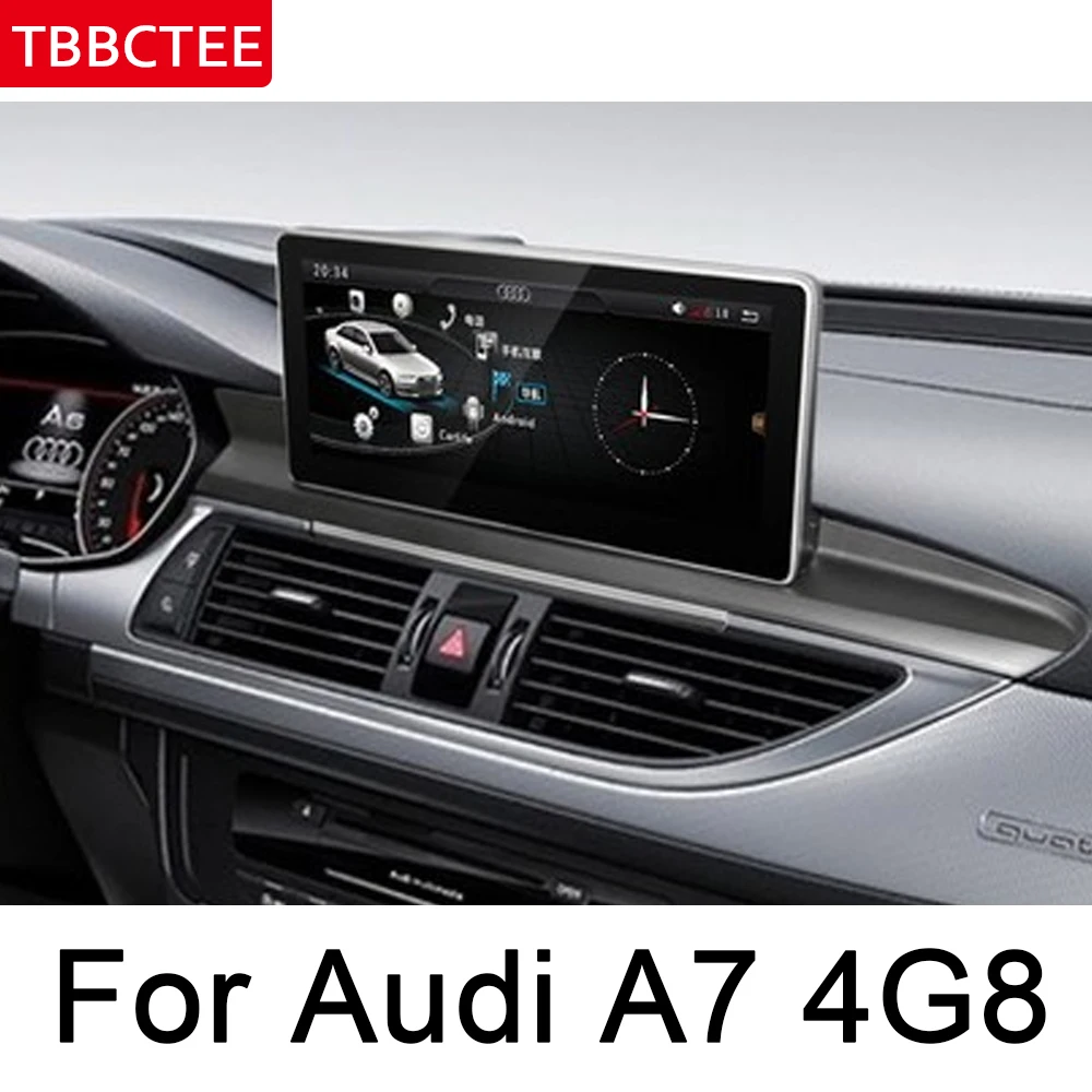 Top For Audi A7 4G8 2010~2019 MMI 10.25" Android GPS HD Touch Screen Multimedia Player Stereo Autoradio navigation original style 3