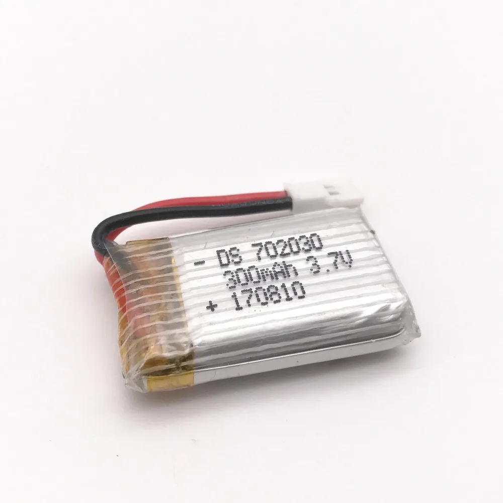 3,7 V 300 mAH литий-полимерный Батарея для E55 FQ777 FQ17W Hubsan H107 Syma X11C Udi U816 U830 RC вертолет 3,7 V 300 мА/ч, 25C XH штепсельной вилки