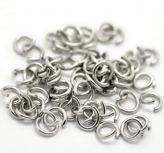 Shop 304 Stainless Steel Open Jump Rings for Jewelry Making - PandaHall  Selected