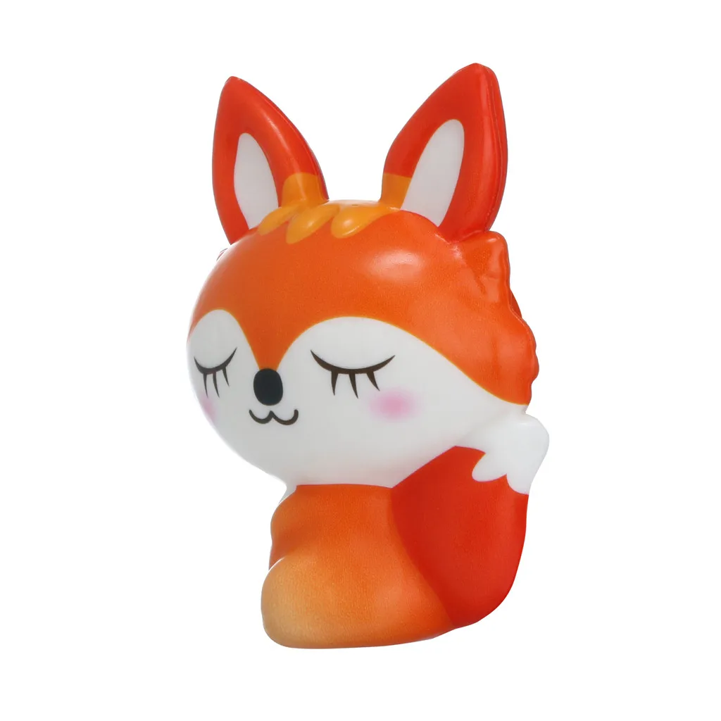 Игрушка для декомпрессии милые и мягкие Kawaii Fox медленно восстанавливающий крем ароматизированные игрушки для снятия стресса подарки Уникальные игрушки