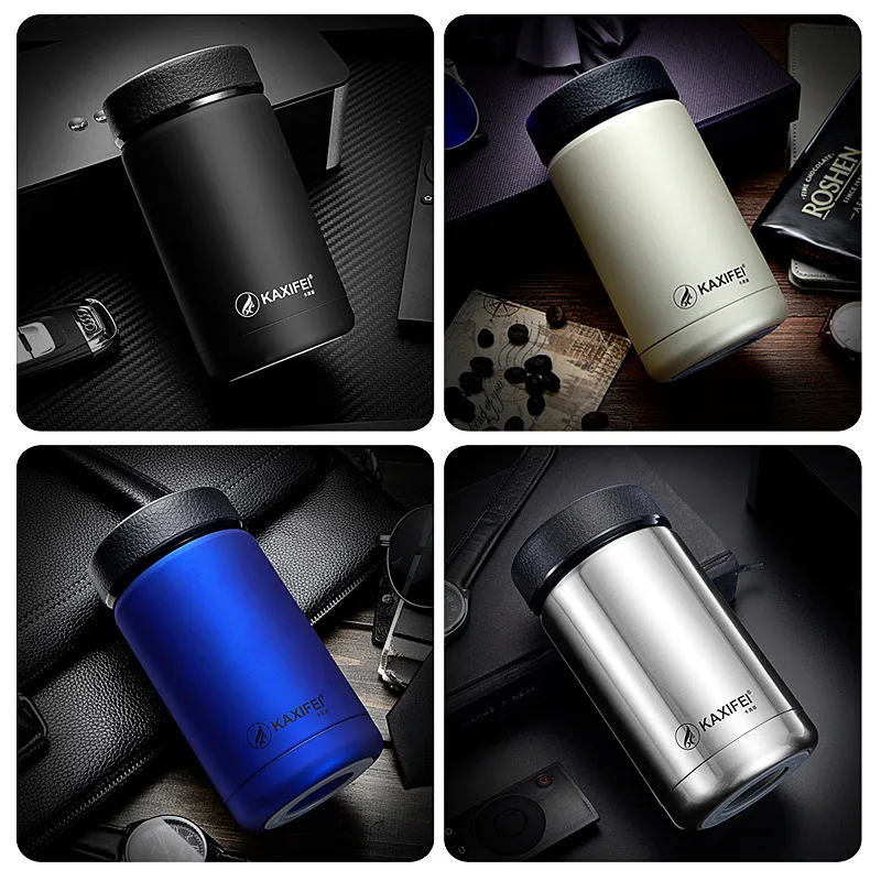 Thermos Cup Vacuum Cup Stainless Steel Bottle Thermal Thermos Bottle Insulated Tumbler Travel