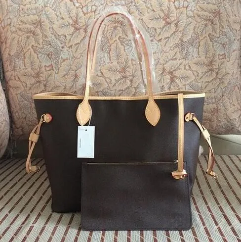

2018 new fashion women handbag neverful real leather bag with good quality bags size GM/MM FREE SHIPPING