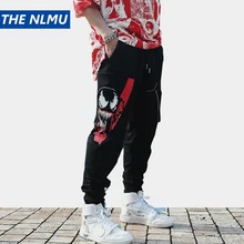 Хип уличная одежда длиной до бедер мужские спортивные штаны на молнии дизайнерские штаны для бега мужские весенние повседневные модные штаны-шаровары с принтом WB64