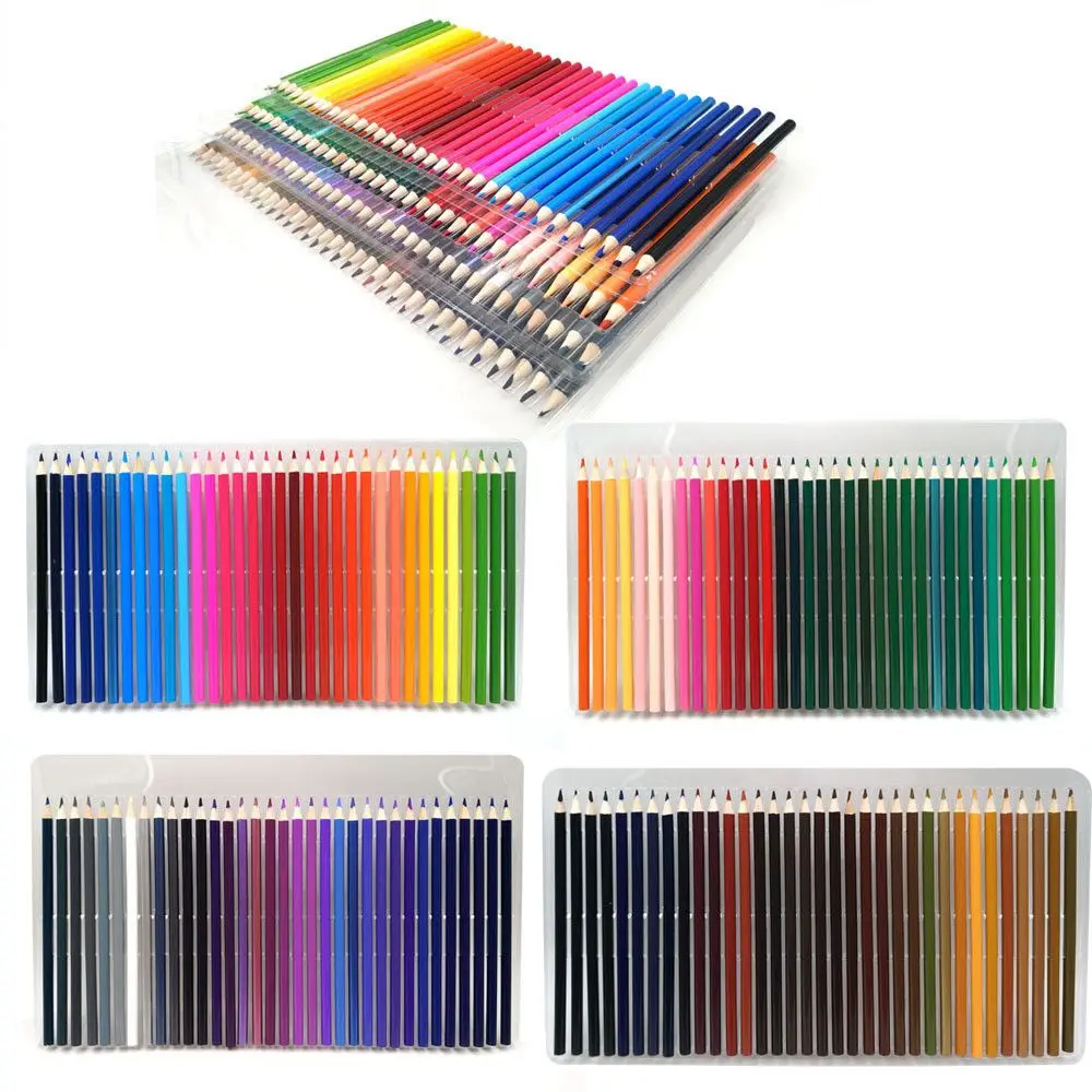 

120 Colors Wooden Pencils Non-toxic Oil-colored Pencil Kwaii Stationery Painting Drawing Pens Professional Painter Art Supplies
