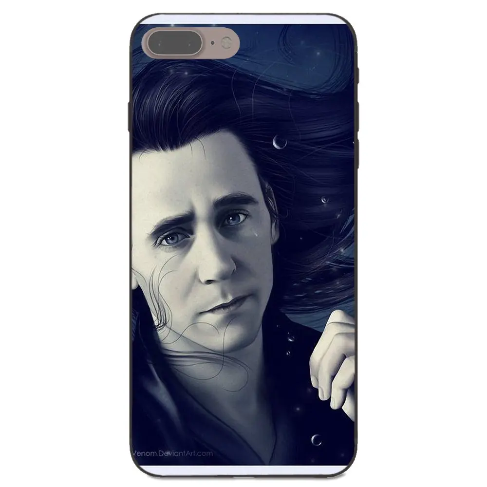 Силиконовый чехол для телефона Tom Hiddleston Мстители Loki Apple iPhone X XS Max XR 4 4S 5 5S SE 6 6S 7 8