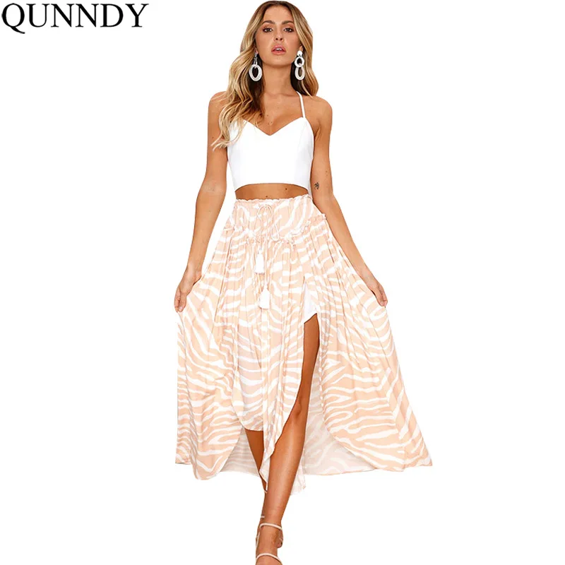 sheer beach maxi skirt