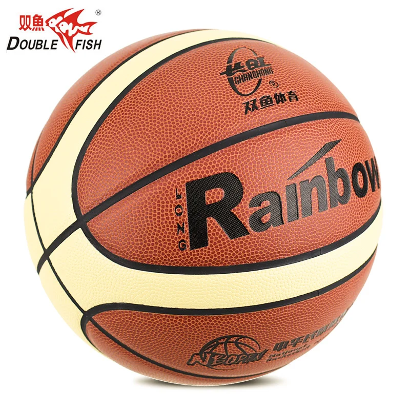 

Double Fish 7# durable PU leather Basketball for competition