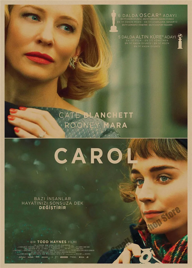 Carol ретро плакат, крафт-бумага, бумага для бара, кафе, домашний Декор, живопись, наклейка на стену