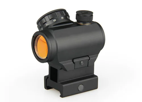 Койот Red Dot sight 3MOA красные точечные винтовочные прицелы T 1x20mm HD Reflex Sight с 20mm Weaver Mount для охотничьей оптики OS2-0069 - Цвет: black