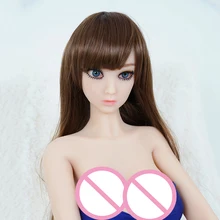 PROMOTIONAL 2016 real silicone sex dolls with big breast adult sex toys for man sex products mini sex doll 132cm