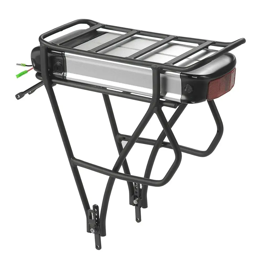 Top E Bike Rear Rack Lithium ion Battery 48V 36V 16Ah with Carrier fit for 26"-28" V-brake of rear wheel for 500W 1000W 8fun Motor 1 Top E Bike Rear Rack Lithium ion Battery 48V 36V 16Ah with Carrier fit for 26"-28" V-brake of rear wheel for 500W 1000W 8fun Motor 1
