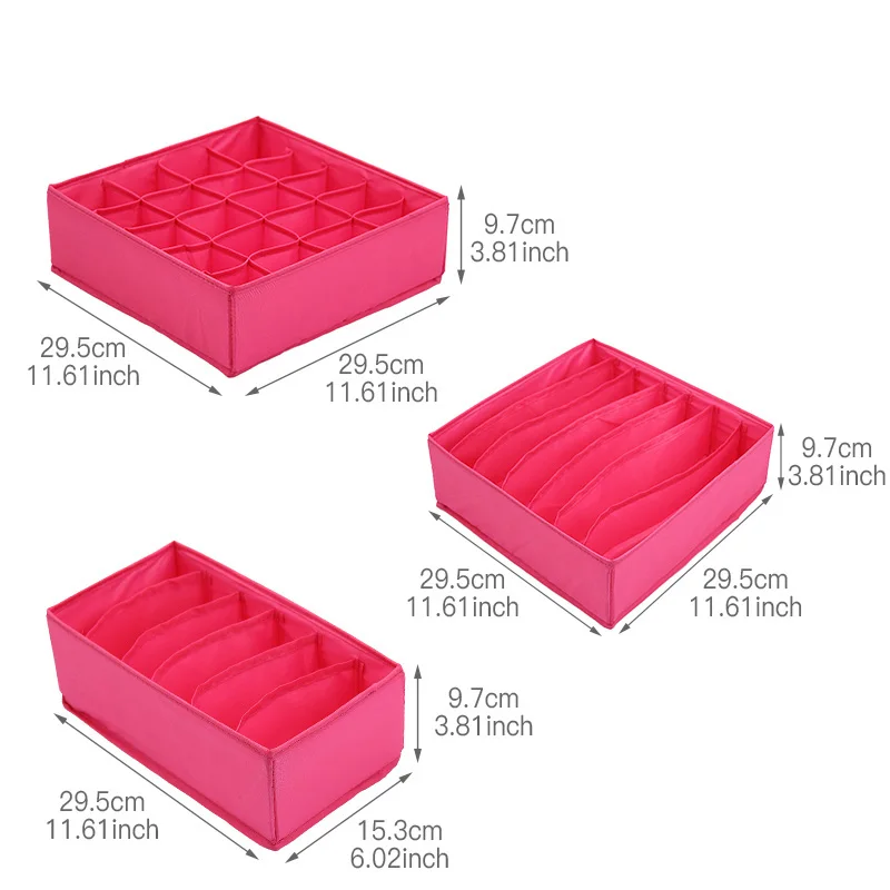 Оксфордская одежда дизайн дома Спальня складной ящик для хранения нижнего белья Носок Бюстгальтер галстуки Органайзер Ящик Контейнер