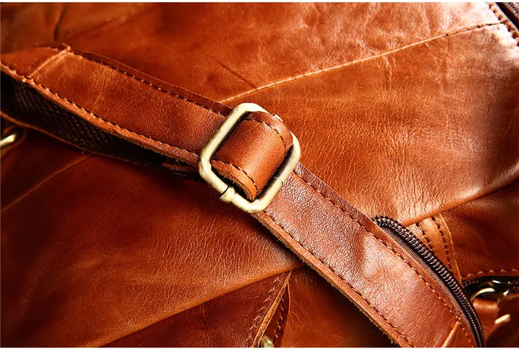 Новая мода Натуральная кожа рюкзак высокого качества винтажные женские путешествия плечо Crossbody сумки Mochila сумка