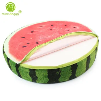 

Pet Mat 3D Fruits Summer Practical Dog Cat Mat Comfortable Dog Pet Bed Removable and Washable Large Small dog cat Cute Bed
