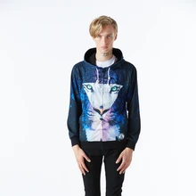 Mr.1991INC New fashion zipper galaxy jacket for men 3d hoody sweatshirt print Triangle face tiger hooded hoodies Asia S-XXL