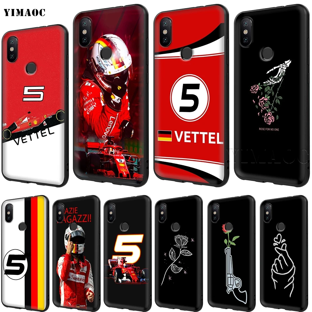 

YIMAOC Sebastian Vettel Soft TPU Case for Xiaomi Redmi mi Note MAX 3 6 6A 7 mi6 mi8 9 se a1 a2 Pro Lite go pocophone f1