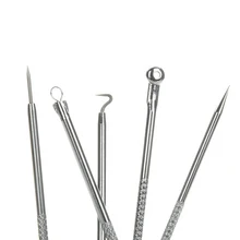 5 шт., экстрактор угрей Комедон, прыщей от угрей, вакуумный экстрактор угрей, инструмент для удаления угрей/угрей, ложка для лица