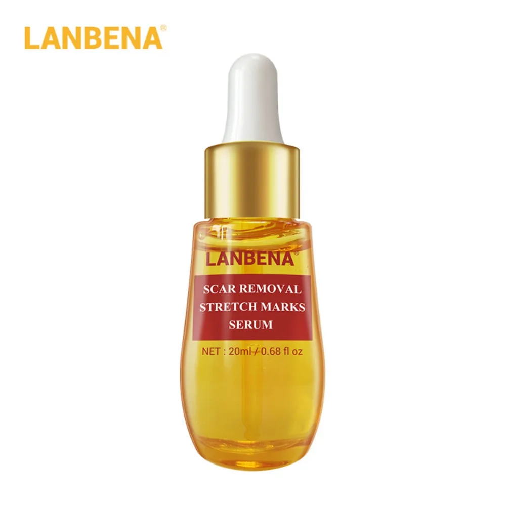 

20ml Lavender Scar Removal Stretch Marks Serum Liquid Essence Acne Treatment Shrink Pores Repair Skin Face Body Skin Care