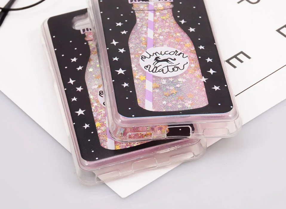 Reaoom for Huawei Y5 Y6 2017 Case Glitter Dynamic Liquid Colorful Star Quicksand Cute Bottle Unicorn Cover for Huawei Y5 Y6 2017 (11)