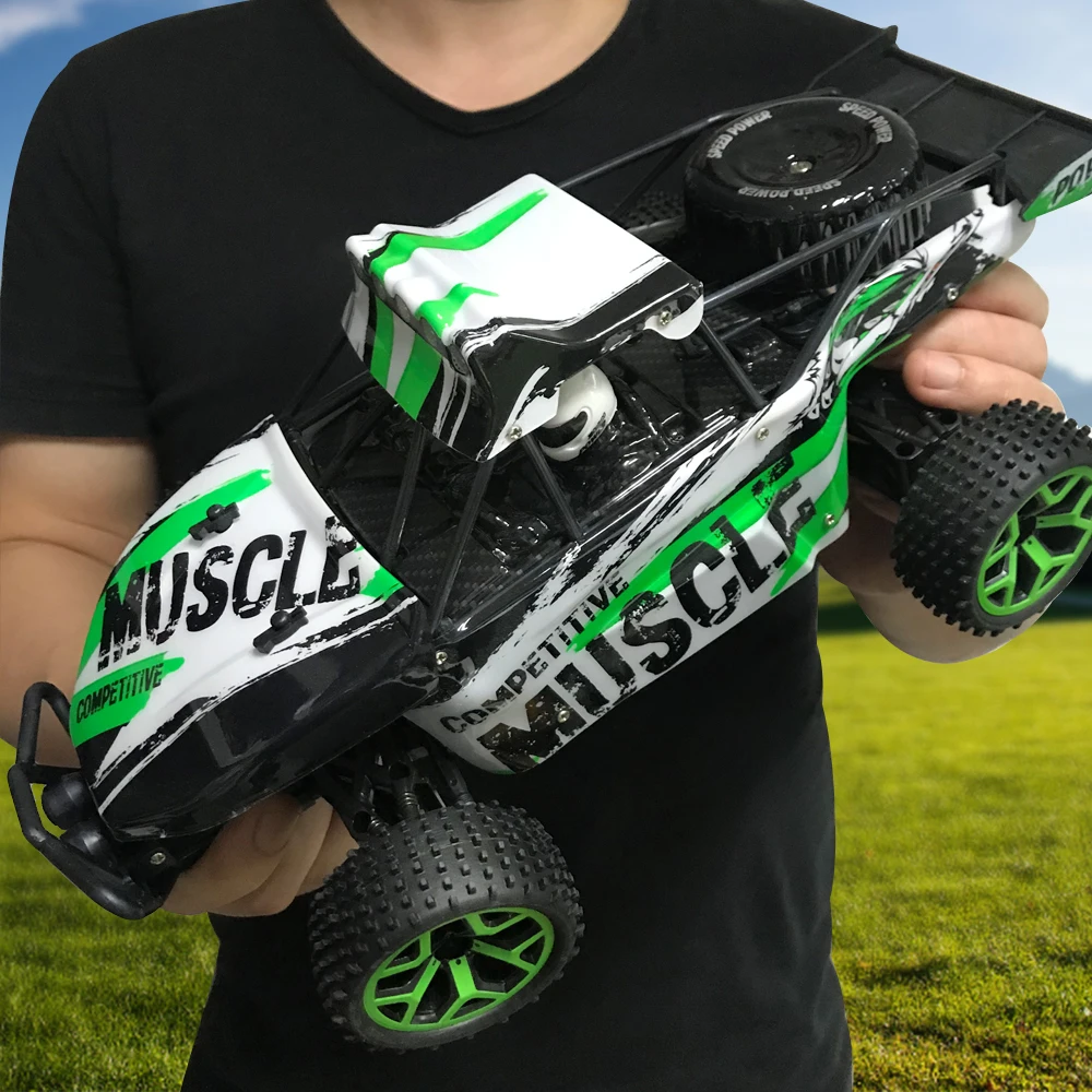 GizmoVine RC автомобиля 1/18 хобби 2 4 г 4CH 4WD рок сканеры Double моторы Багги дистанционного