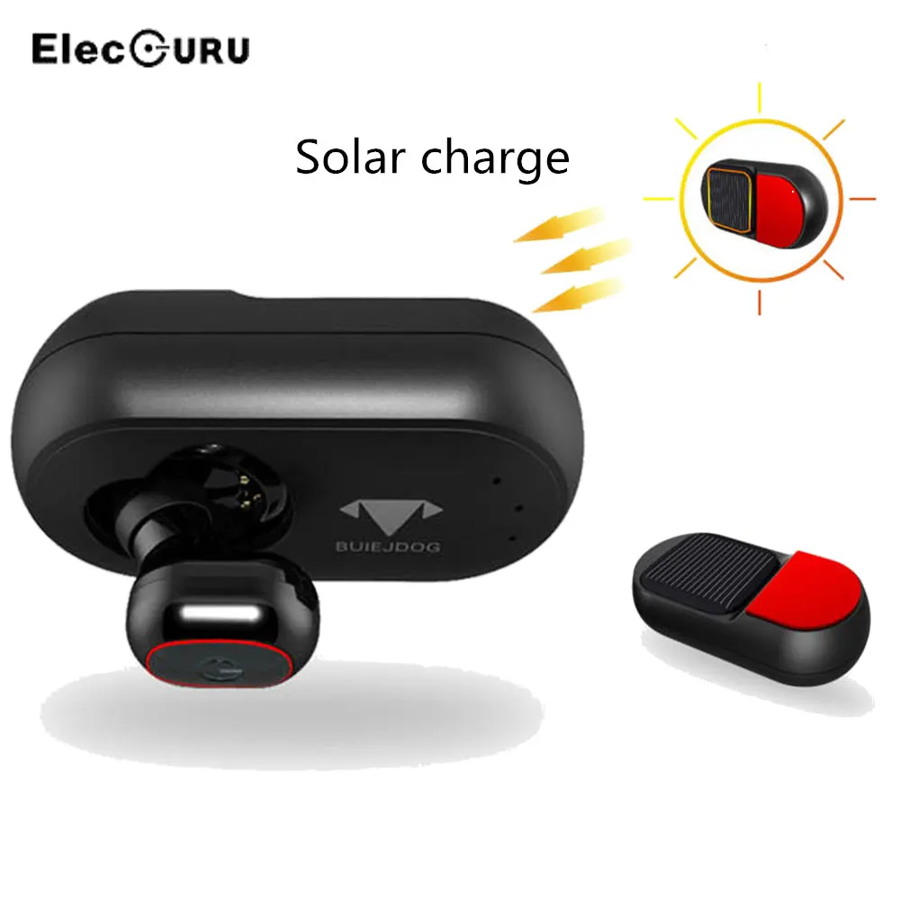 Buy Solar Powered Car Bluetooth Earphone Wireless In