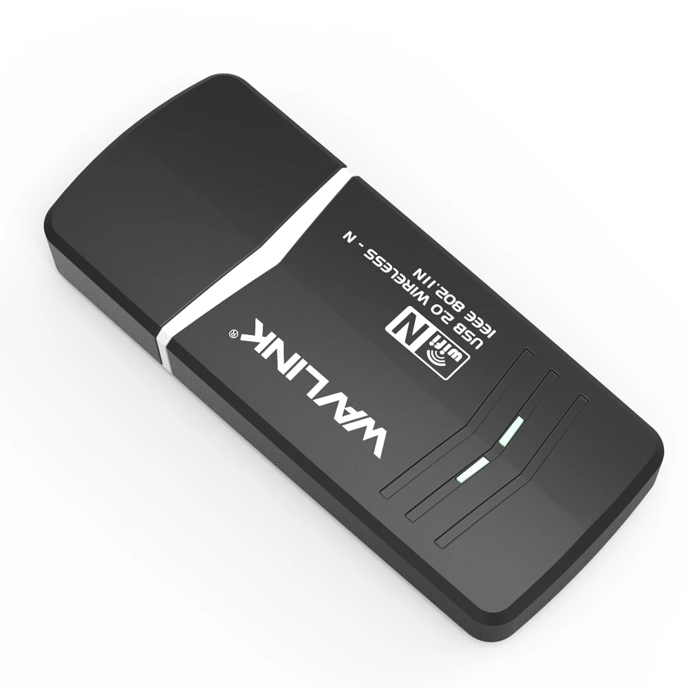 Wavlink N300 беспроводной USB 2,0 WiFi адаптер 300 Мбит/с Мини 2,4G Wifi ключ 802.11N беспроводная сетевая карта Wifi приемник для окна