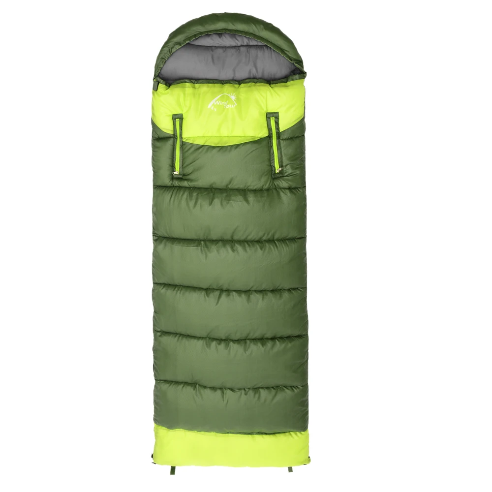 

Cotton Camping sleeping bag jacket, 15~5degree, envelope style, Winter Ultralight Hand Unbound Outdoor Sleeping Bag