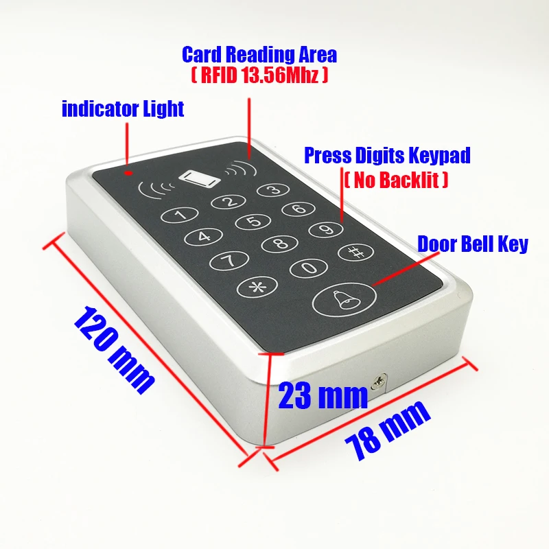 RFID 125 кГц или 13 56 МГц Бесконтактная карта Rfid система контроля доступа EM клавиатура