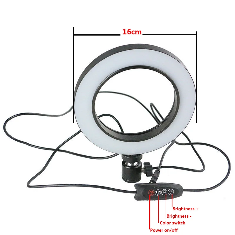 Tripé com Suporte para Iphone Anel de Luz para Blogueiros Novo Mini Huawei Xiaomi Samsung Telefones Led Flash Vídeo Selfie Conjuntos - Image 5