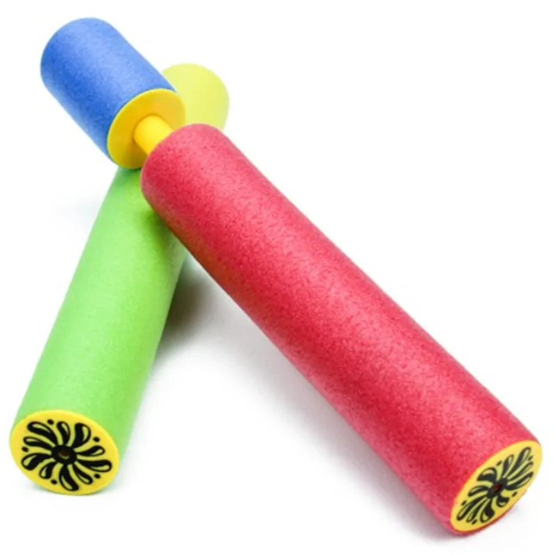 

1pcs Pull Foam New Toys Gun EVA Plastic Inflatable Water Gun Swimming Play Water PistolToys For Kids Children Bath Beach Toys