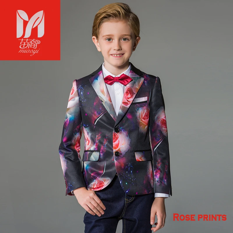 2017 children's leisure clothing sets kids baby boy suits Blazers vest gentleman clothes for weddings formal clothing