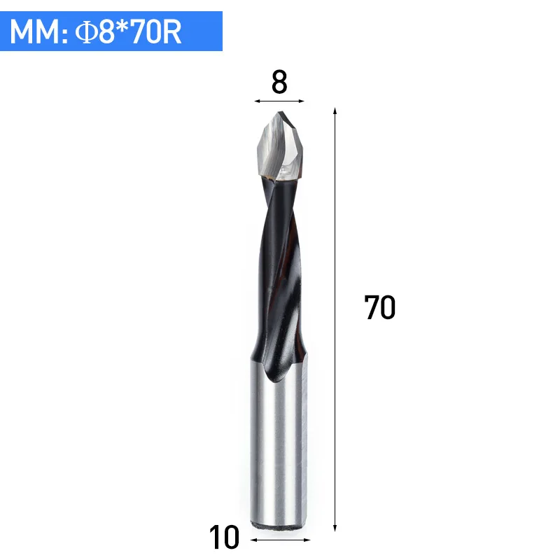 1 шт. сверло из карбидного сплава вольфрама деревообрабатывающее сверло с ЧПУ сверло стойкое сверло диаметром 5-10 мм сверло для изготовления отверстий - Цвет: P00308