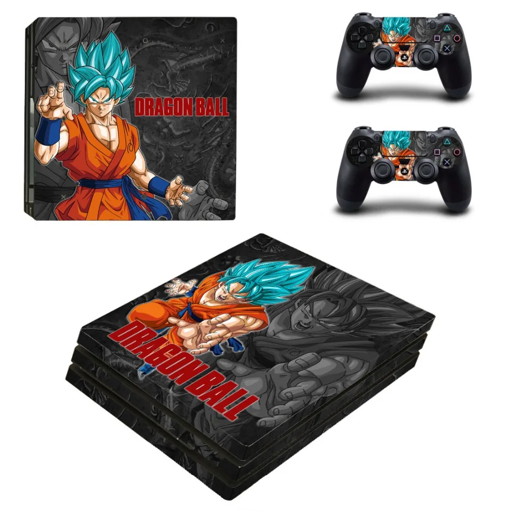 Dragon Ball Z Супер Братья Марио PS4 Pro кожи Стикеры для sony Игровые приставки 4 консоль и контроллеры PS4 Pro кожи виниловая наклейка, стикер