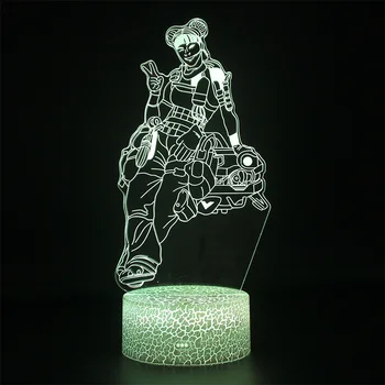 

Touch 3d Table Lamp Battle Royale Led Party Night Light Illusion LED Lamps APEX Legends Figure Nightlight APEX Lamp