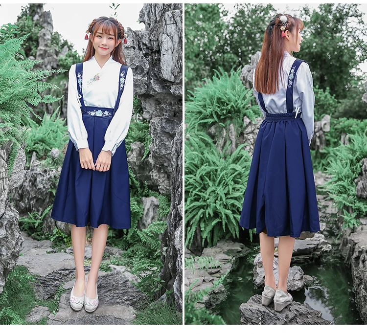 

2019 folk dance costumes hanfu costume han dynasty woman clothes ancient chinese traditional women tang traje china dress suit