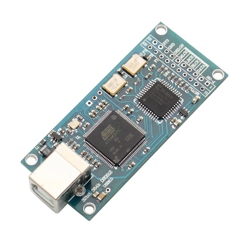 AIYIMA ATSAM3U1C XC2C64A Amanero USB цифровой интерфейс IIS интерфейс DAC декодер плата поддержка DSD512 32 бит 384K ies DSD выход